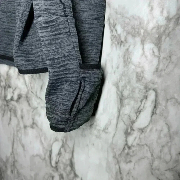 Women’s Nike DriFit Fleece-Lined Quarter Zip, XL, Grey/Black - Picture 7 of 7